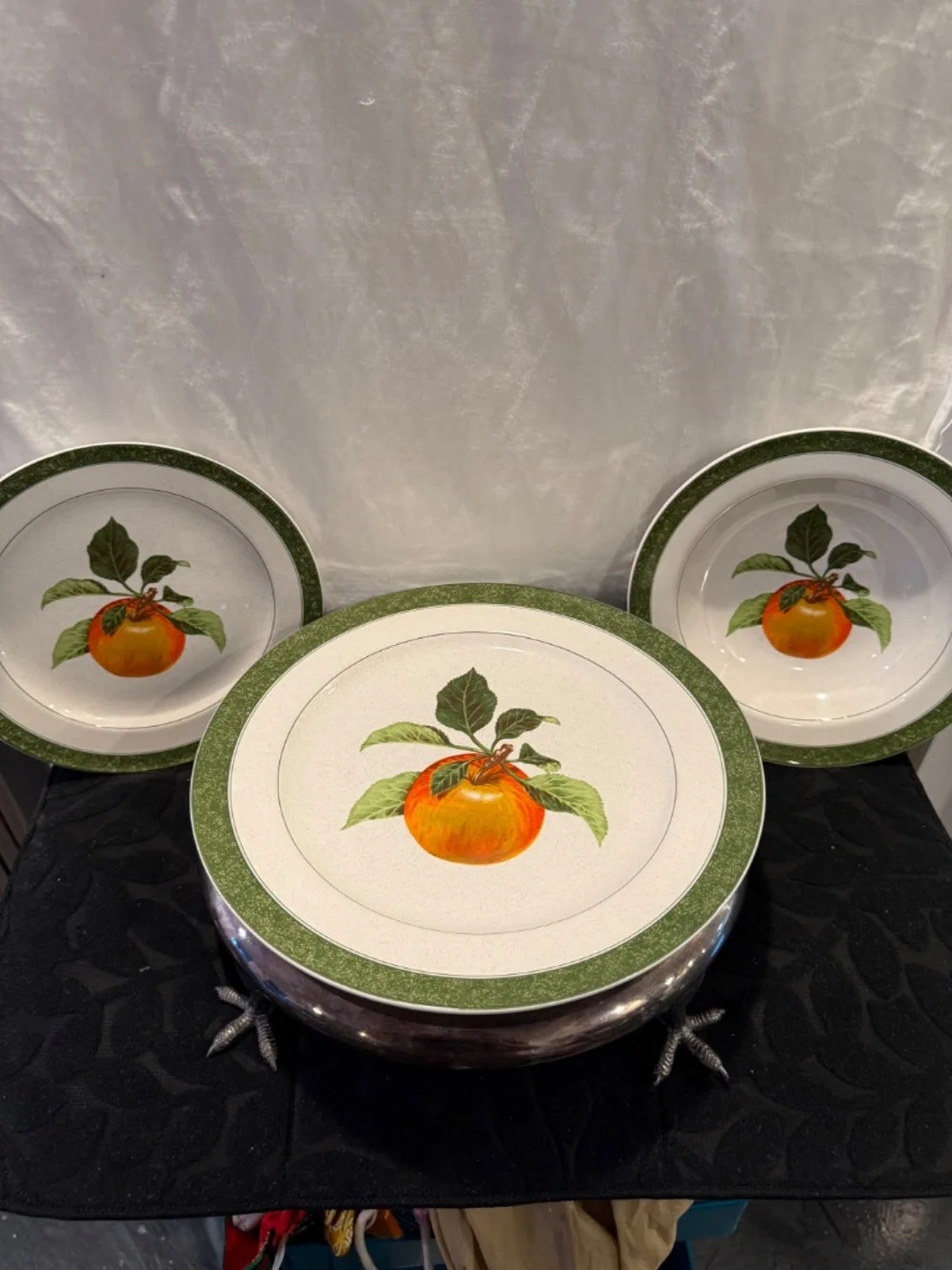 Vintage service for  4 fruit delight collection by Christopher Stuart Y2225